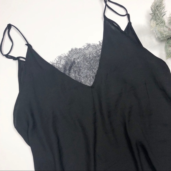 Free People Deep V Bandeau Cami M black - Picture 2 of 4